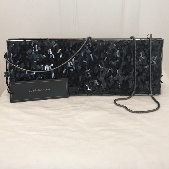 BCBG sequins clutch purse - Picture 1 of 8